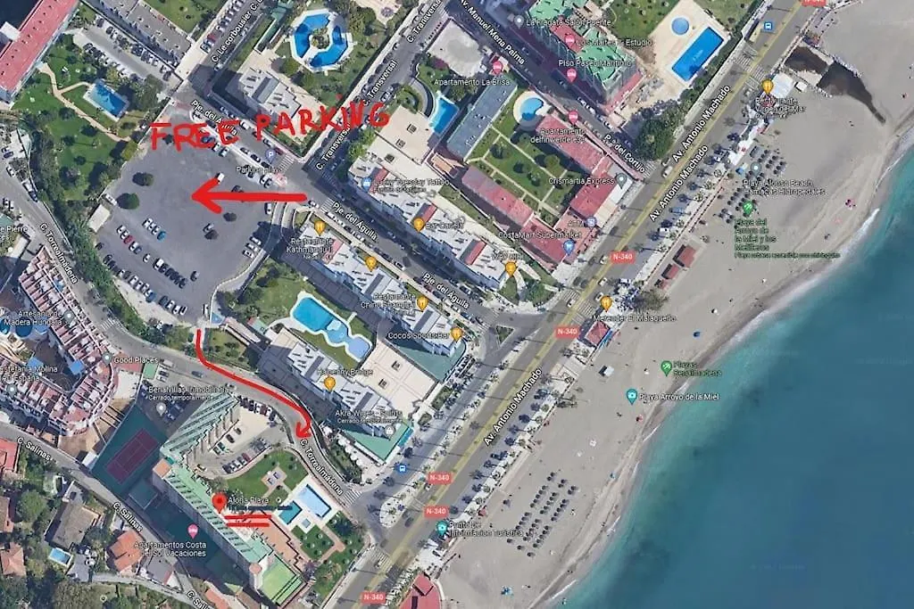 Apartamento A Pie De Playa Con Terraza Y Piscinas Apartment Benalmadena